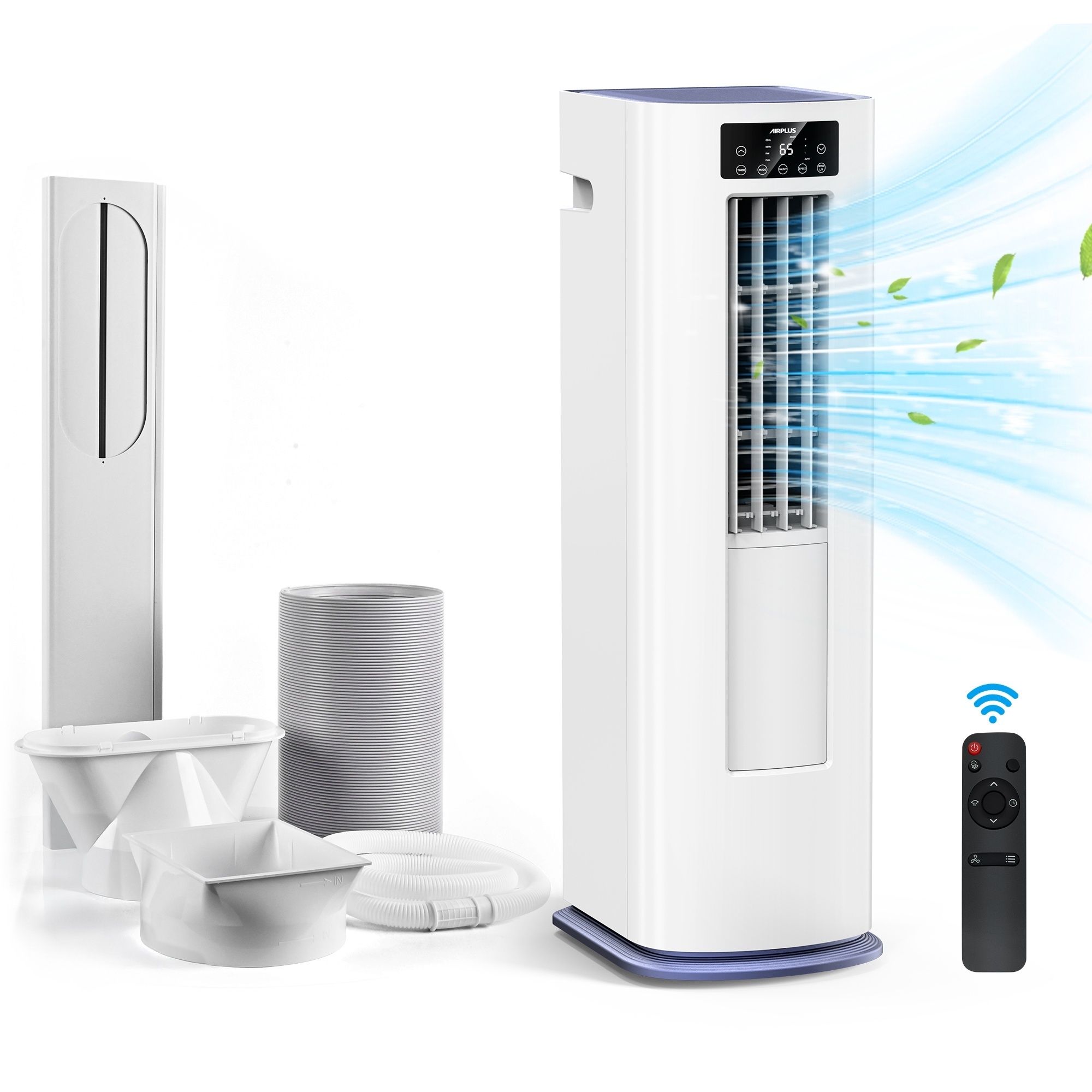 EdenDirect 7500 BTU Cooling Portable Air Conditioner, Dehumidifier & Sleep Mode, Remote Control, 129 Sq. Ft. Coverage for Home Rooms